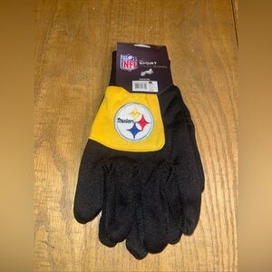 Pittsburgh Steelers Vintage Sport Utility Gloves - Work Gloves NEW